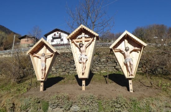 Kreuzigungsgruppe beim Wohlauf in Barbian