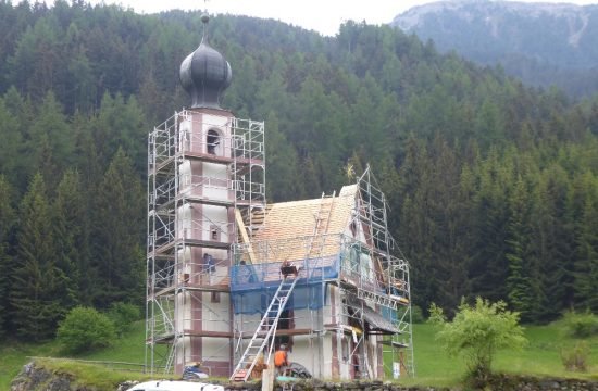 Ranuikirchlein in St Magdalena Villnöss vorher